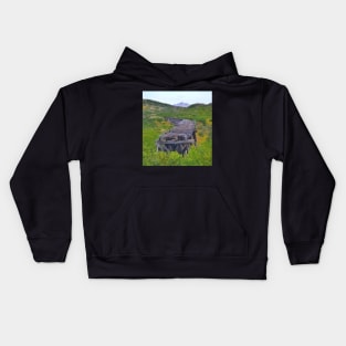 Abandoned Railroad Tracks Kids Hoodie